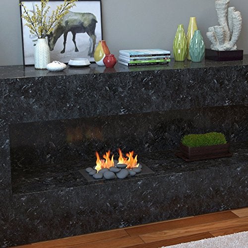 Hmleaf 24 PCS Fireplace Ceramic Pebbles for Firepits or Fireplaces or Stoves in Gray - Image 4