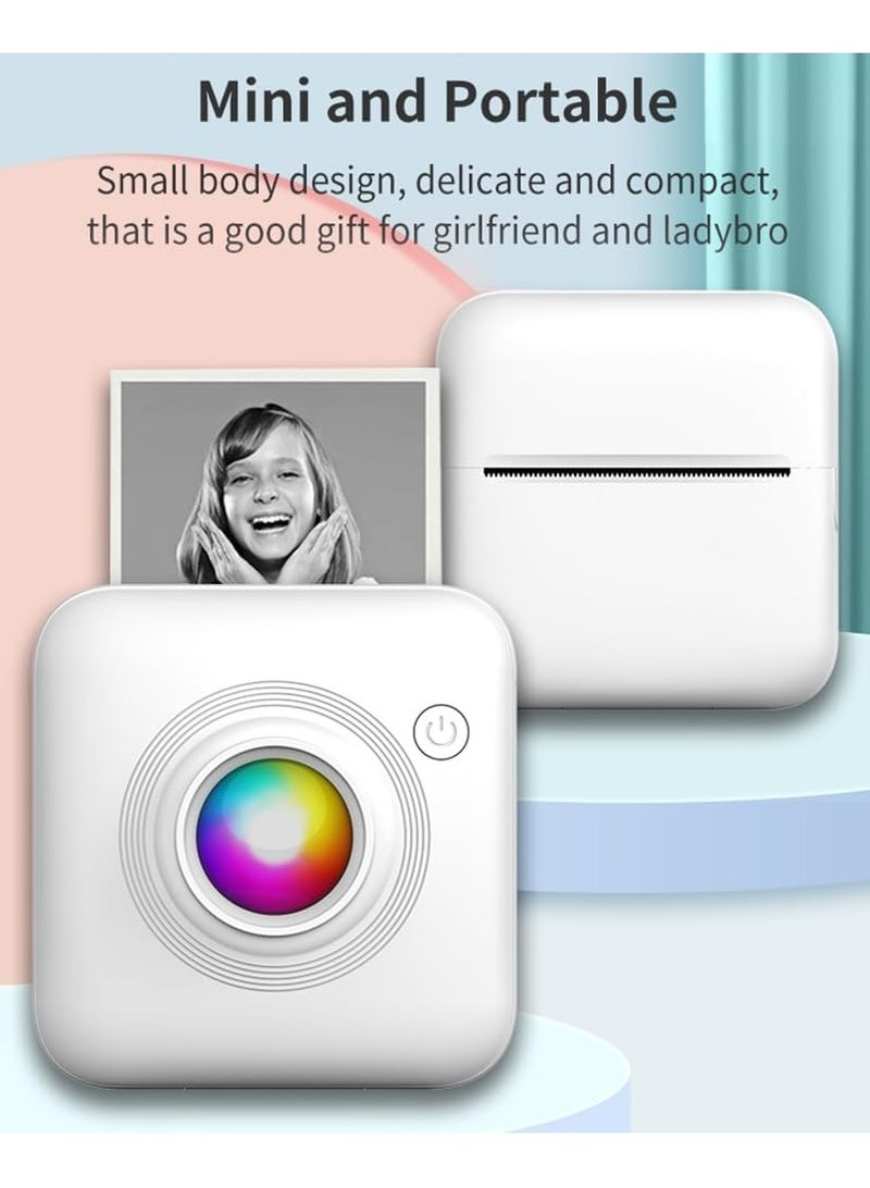 Rechargeable Mini Pocket Printer With Inkless Thermal Compact Printing Technology For Printing Photos Labels Texts and Sketch - Image 2