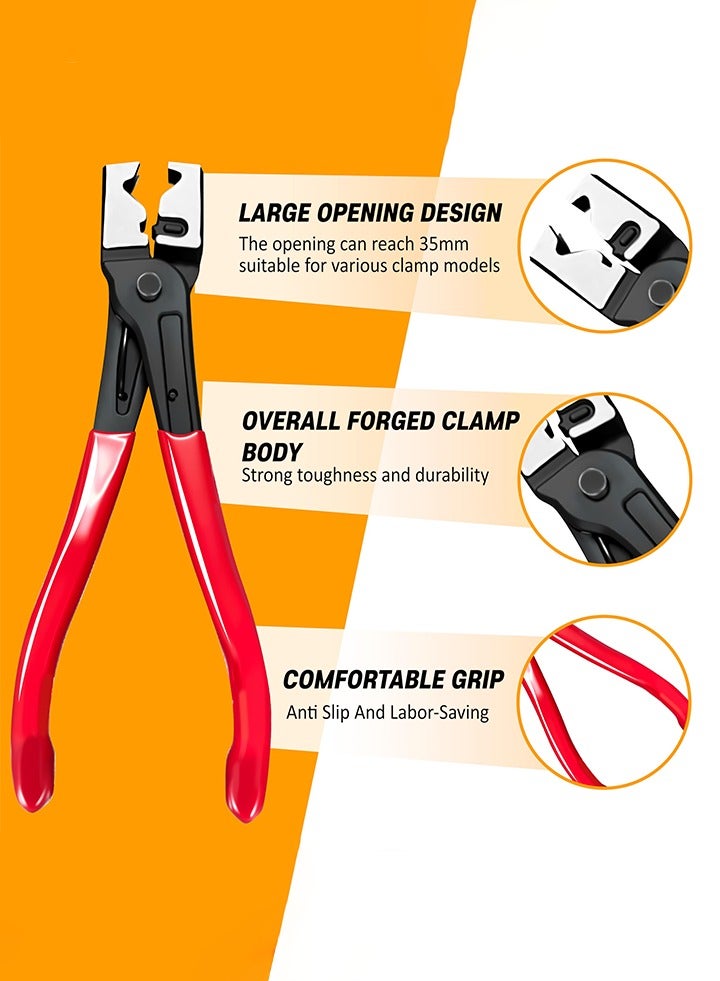 Auger 4 Pcs Electrical Disconnect Pliers for Cars，60 Degree Connector Pliers，Safety Wire Plier,Automotive Tools Electrical ConnectorPliers,ElectricalPlug DisconnectPliers,Fuel Line Petrol Clip Pipe - Image 2