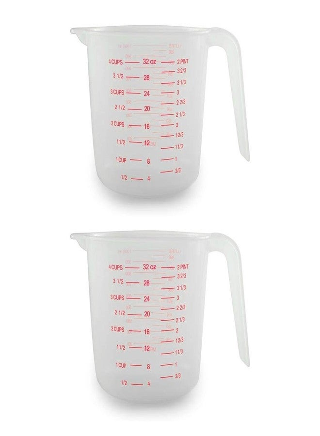 Norpro 4-Cup Capacity Plastic Measuring Cup (2-Pack) - Image 2