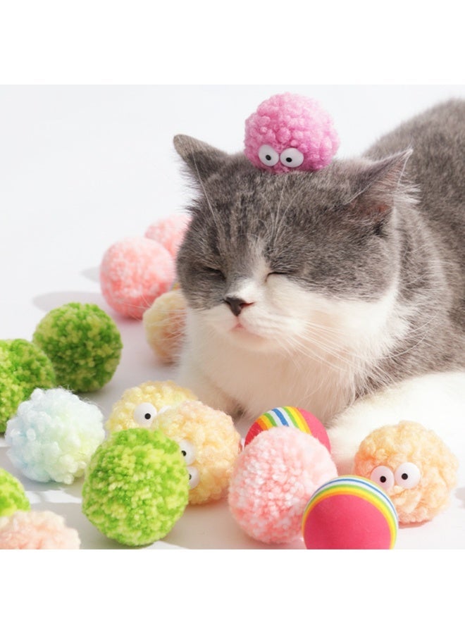 https://www.noon.com/saudi-en/assorted-color-cat-ball-toys-irregular-shape-woolen-yarn-puffs-pom-balls-interactive-kitten-chasing-toys-cat-chase-balls-multicolored-4pcs/Z32EC9BFBF7F644044AEAZ/p/?o=bb04c2a81d41dd5a&shareId=0b3ac2c2-f558-46a6-9316-1864a7937711 - Image 1