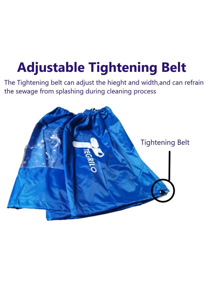 TEGRILO Air Conditioning Cover Washing Wall Mounted Air Conditioner Cleaning Protective Dust Cover Clean Tool Tightening Belt For (2P-3P) (cover without hose) - Image 2