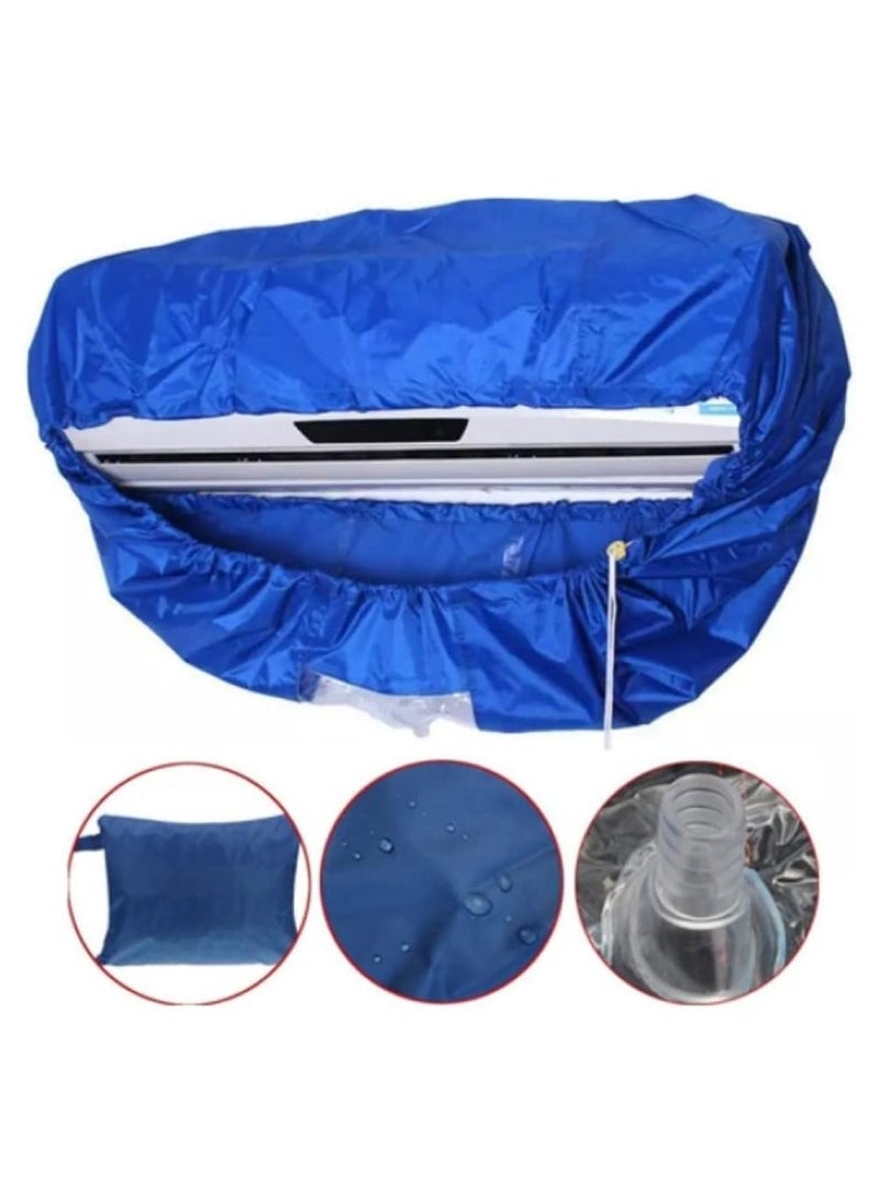 TEGRILO Air Conditioning Cover Washing Wall Mounted Air Conditioner Cleaning Protective Dust Cover Clean Tool Tightening Belt For (2P-3P) (cover without hose) - Image 4