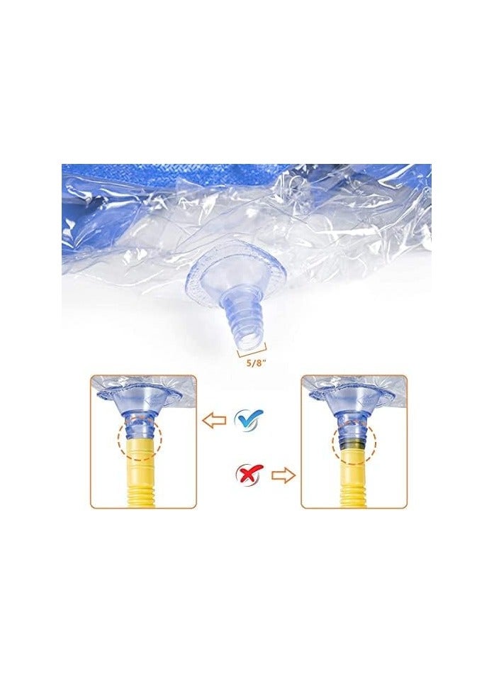 TEGRILO Air Conditioning Cover Washing Wall Mounted Air Conditioner Cleaning Protective Dust Cover Clean Tool Tightening Belt For (2P-3P) (cover without hose) - Image 5