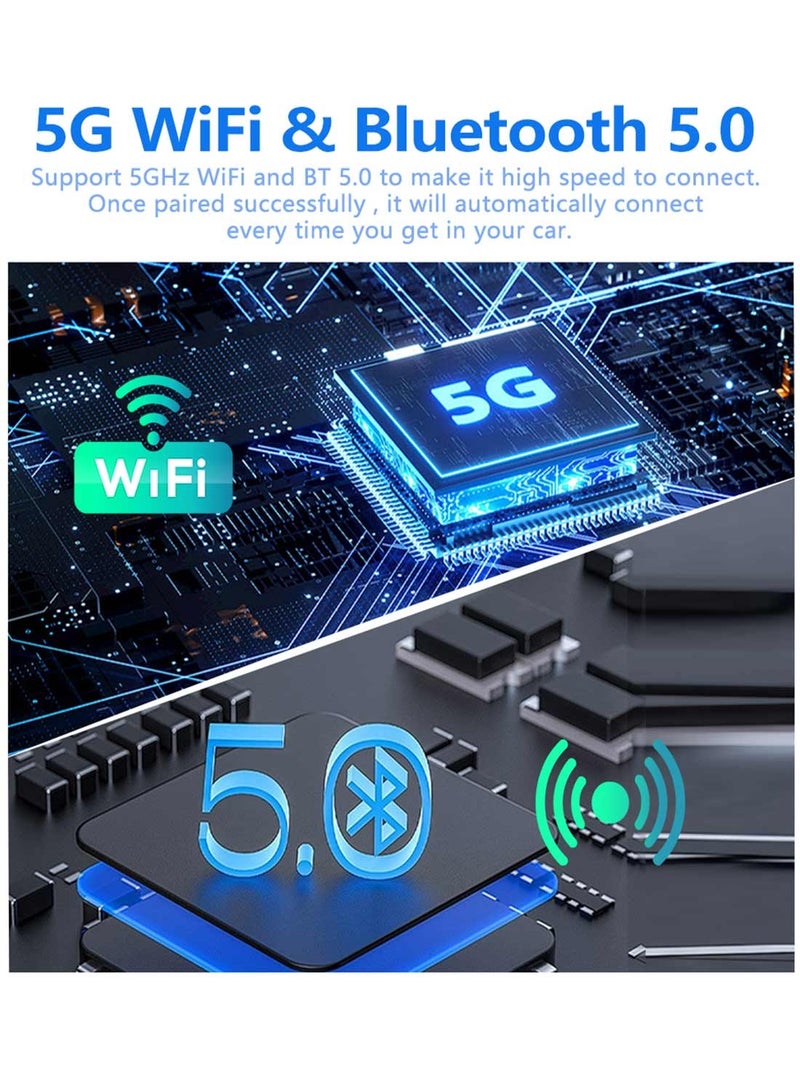 Digisand 2 In 1 Wireless Carplay Auto Adapter Mini Box - with Bluetooth and WiFi - Smart Car Box Converts Wired to Wireless - for Wired CarPlay/Auto Cars - Auto-Connect, Plug and Play - Image 5