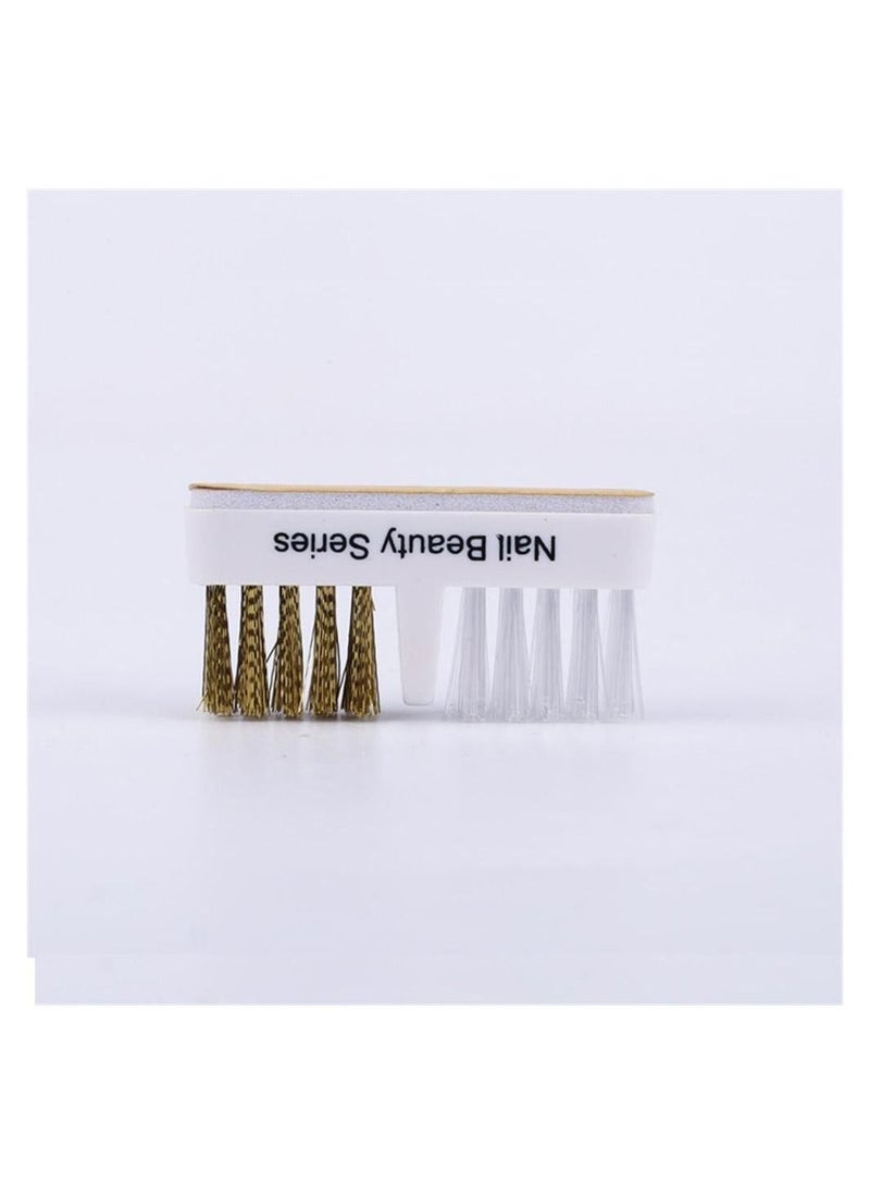 brunson - Nail For Accessories Girls Manicure Home Head Remover Cleaning Equipment Copper Ladies Cleaners Brush Brushes Machine Cleanser Brushes: Cleaner Drill Dual Wire Bit Clean - Image 1