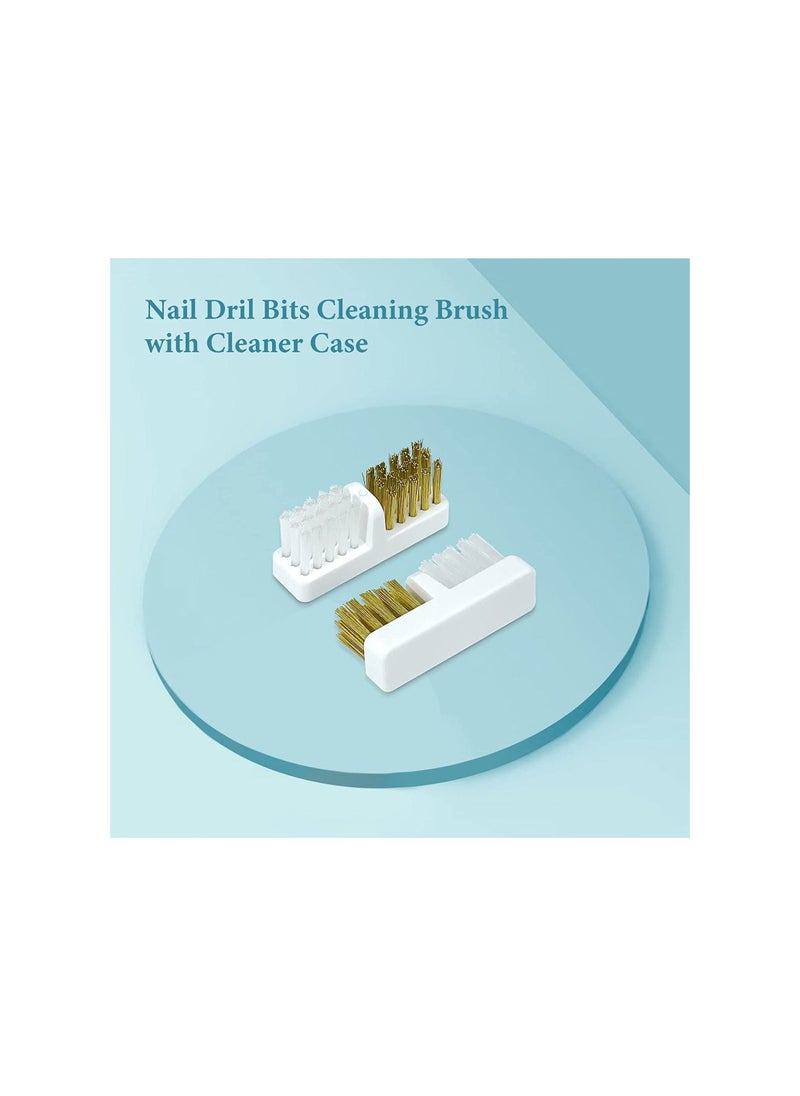 brunson - Nail For Accessories Girls Manicure Home Head Remover Cleaning Equipment Copper Ladies Cleaners Brush Brushes Machine Cleanser Brushes: Cleaner Drill Dual Wire Bit Clean - Image 1