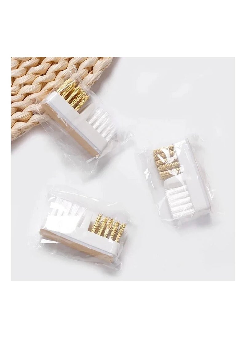 brunson - Nail For Accessories Girls Manicure Home Head Remover Cleaning Equipment Copper Ladies Cleaners Brush Brushes Machine Cleanser Brushes: Cleaner Drill Dual Wire Bit Clean - Image 1