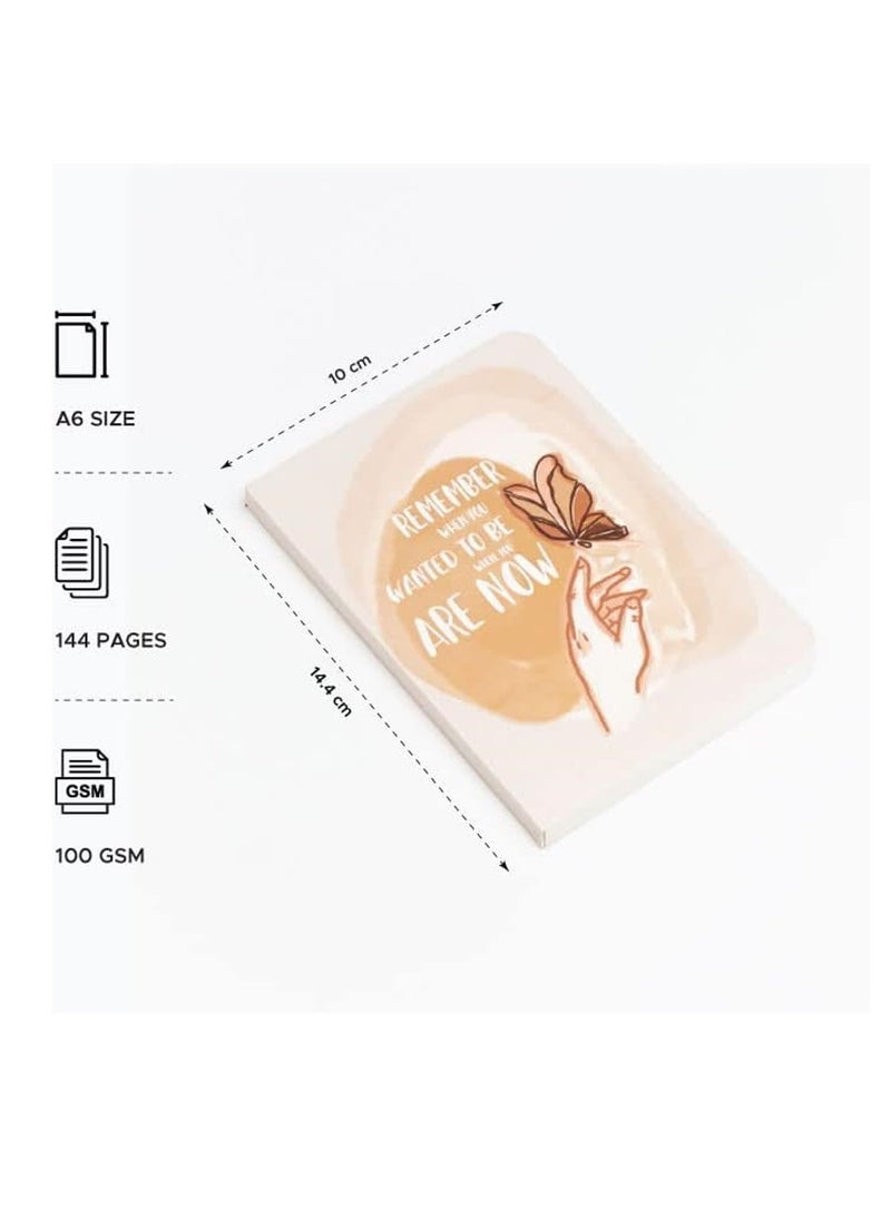 FACTOR NOTES - A6 Size Small Journal Ruled Notebook 90gsm Thickness 112 Pages - Image 1