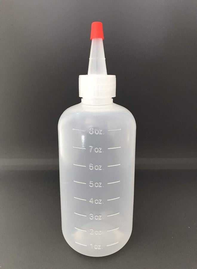 JADEWELL 4 Pack Applicator Bottles with Cap 8oz Oil Bottles for Hair Coloring Dyeing BPA Free - Image 2