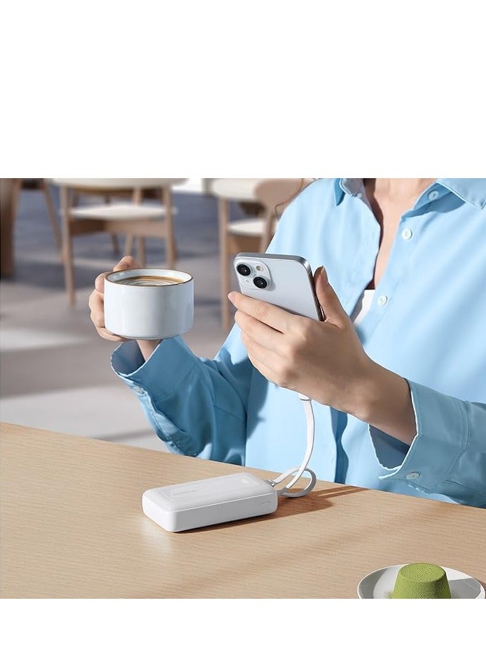 Anker Zolo Power Bank10000mAh 30W Max Fast Portable Charger with Built-in USB-C and MFi Certified Lightning Cables - Image 3