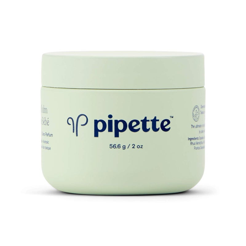 pipette بلسم بيبي بيبت Protects Hydrates Nourishes Sensitive Skin Essentials للمواليد مع سكوالان نباتي متجدد 2 أونصة