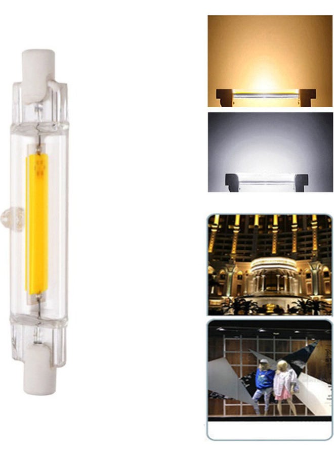 Generic - 5W Glass Tube COB Light-emitting Diode Bulb Cool white 8.00 x 1.60 x 1.60cm - Image 1