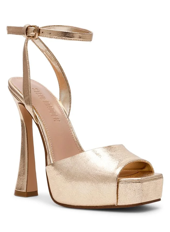 Sass Heels Gold Women's Heeled Sandals