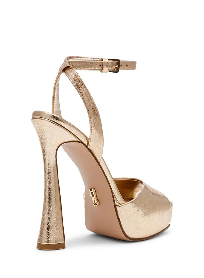 Steve Madden  Sass Heels Gold Women's Heeled Sandals for Women | Best Price UAE