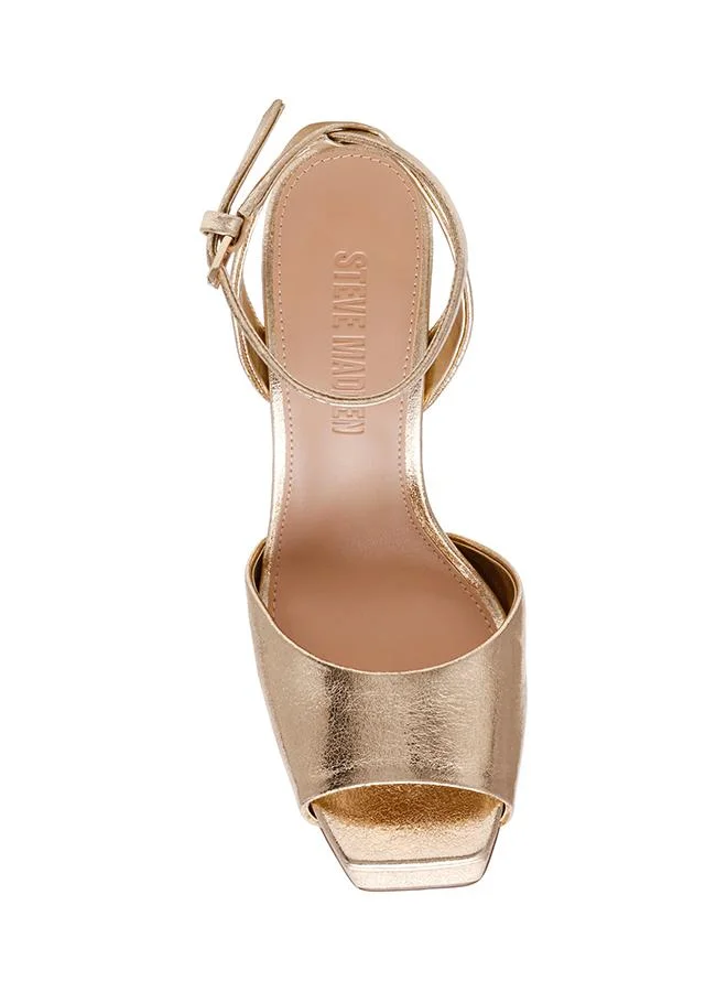 Steve Madden  Sass Heels Gold Women's Heeled Sandals for Women | Best Price UAE