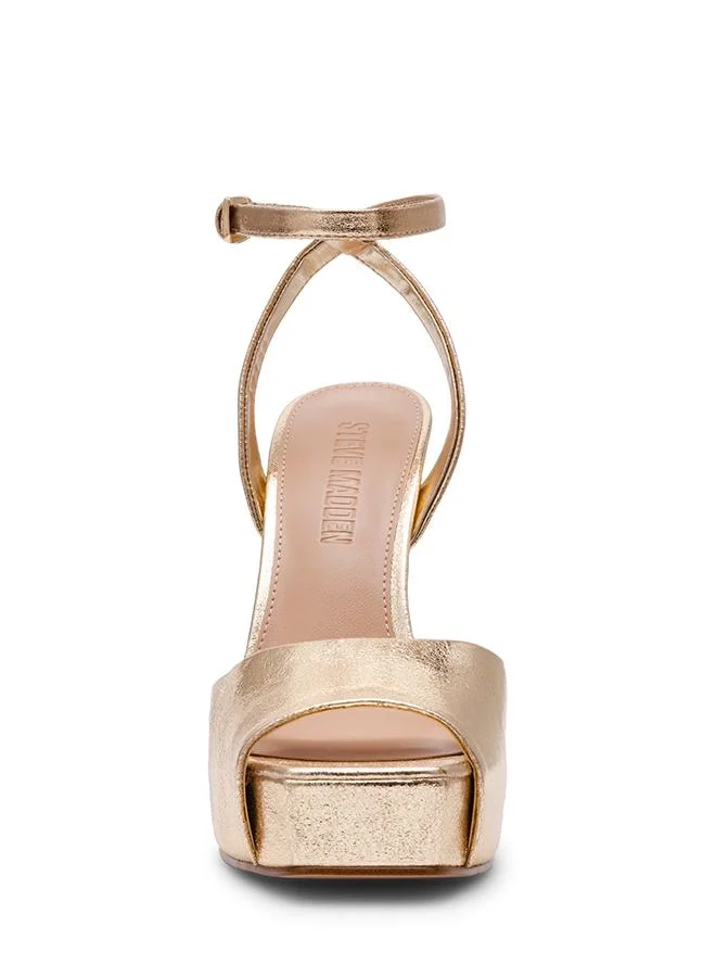 Steve Madden  Sass Heels Gold Women's Heeled Sandals for Women | Best Price UAE