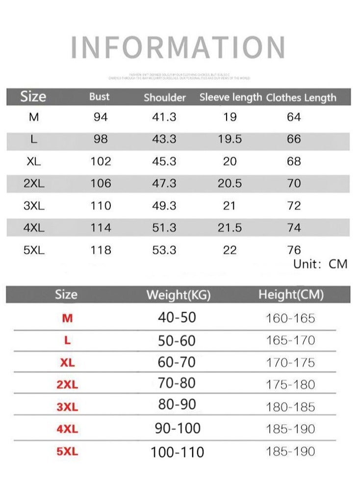 Summer Fashion Large Men's Printed Short Sleeved T-shirt  - Image 2