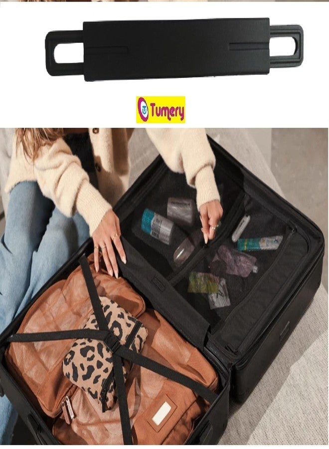 Tumery مقبض سحب بديل لإصلاح حقائب السفر Tumery لحقائب VIP Safari و American Tourister و Skybag (مقبض أسود 2 قطعة) - Image 3