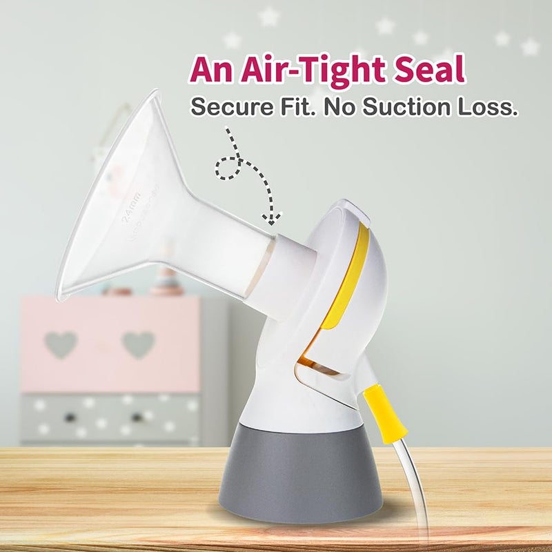 Nenesupply 27mm Flange Compatible with Medela Breast Pump Parts Replace 27mm Medela Flange Accessories Compatible with Pump in Style Parts Symphony Swing Harmony Work with Personalfit Flex - Image 5