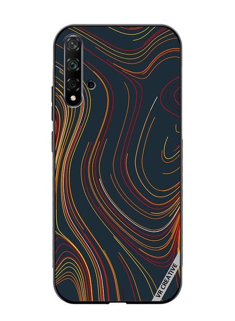 Protective Case Cover For Huawei Nova 5T Layers Design Multicolour