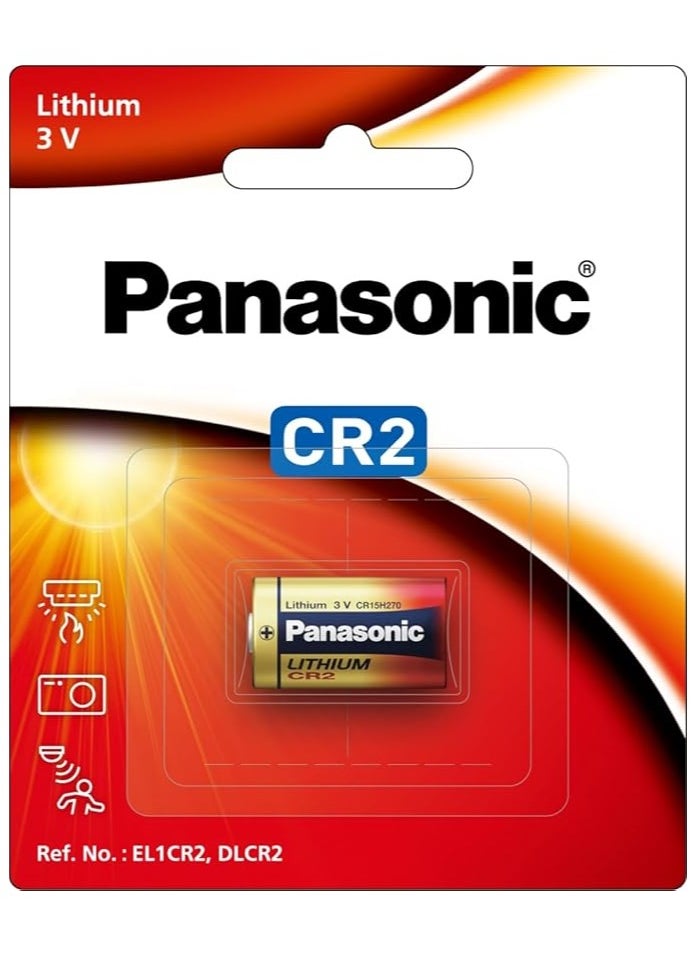 Panasonic 1-Piece Panasonic CR2 Lithium 3V Battery  - Image 1