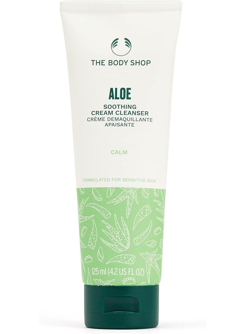 THE BODY SHOP ALOE Soothing Cream Cleanser 125ml - Image 1