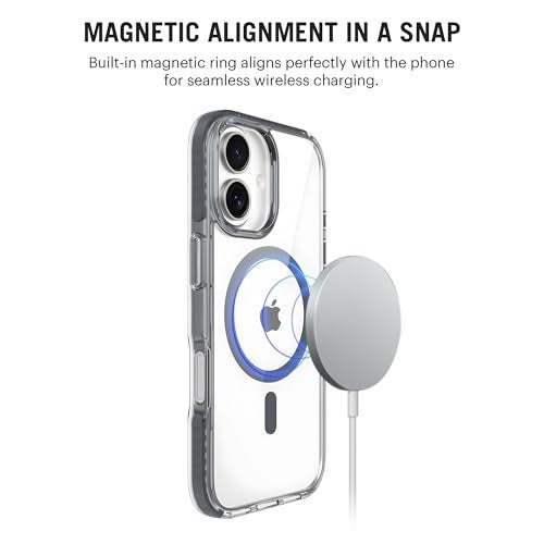 DailyObjects Stride Clear 3.0 Magnetic Case Cover Compatible with iPhone 16 Plus | Wireless Charging Slim Back Cover | 2 Layer Edge Protection & Shockproof - Image 2