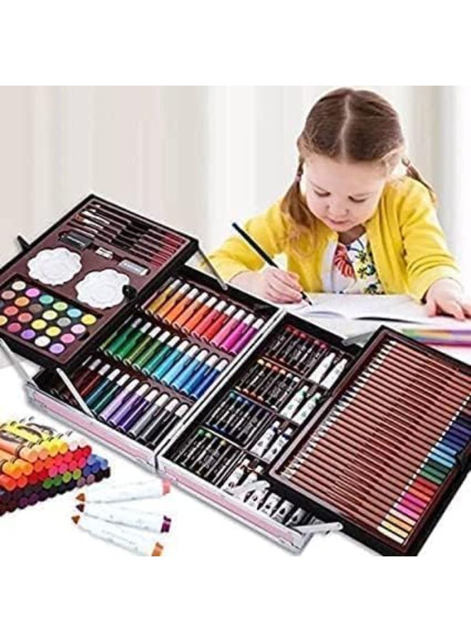 HARIRUP طقم رسم بأقلام رصاص – 145 قطعة - Image 1