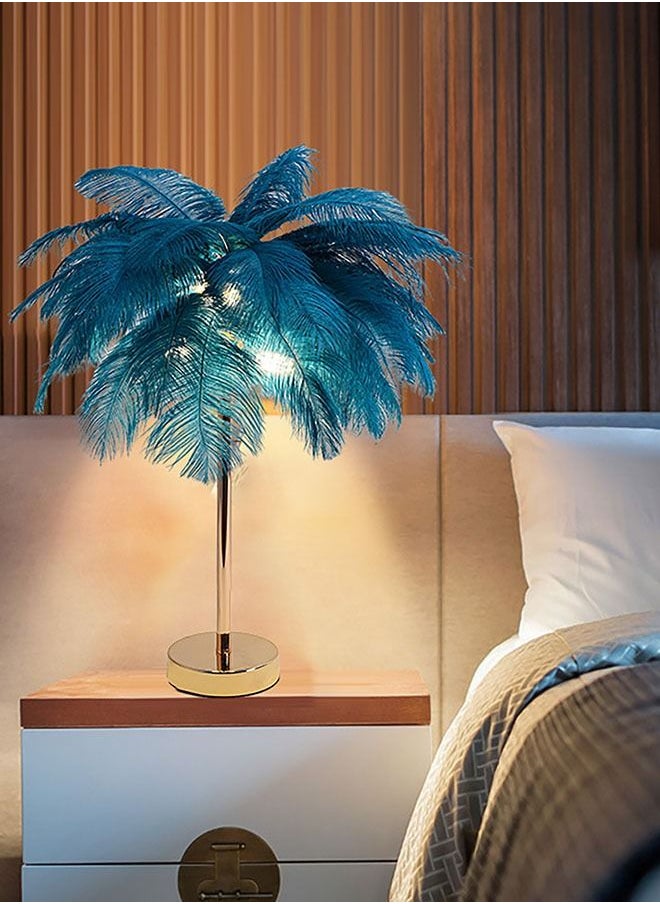 Arabest - Feather Table Lamp Home Book Lights Minimalist Solid Feather Table Lamp Bedside Desk - Image 1