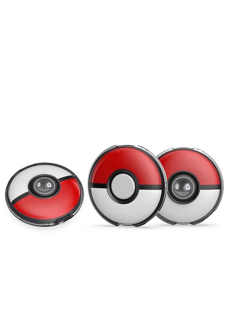 Generic - Protective Cover Compatible with Pokemon GO Plus+ Accessories Clear Anti-Drop Crystal Case with 4 Mood Button Pads and Hand Strap - Image 1
