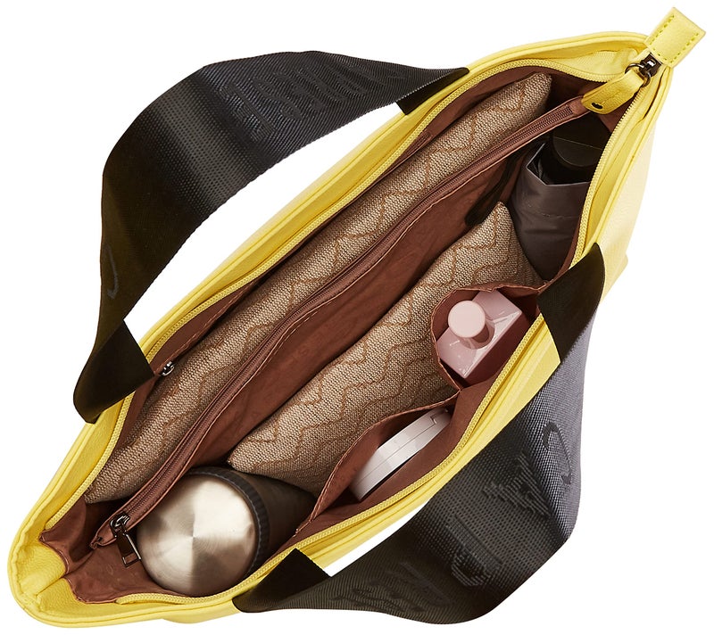 Caprese Macy Women's Tote Large Yellow & Black - Image 2