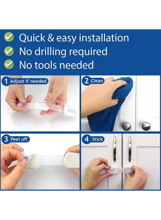 Child Safety Cabinet and Appliance Locks (3 Pcs) - Image 3