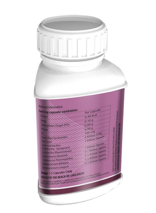 Vogue Wellness Prebiotic & Probiotic Gut Health Supplements For Men And Women | Pre & Probiotic Capsules Improve Digestion (Pack Of 1) - Image 2