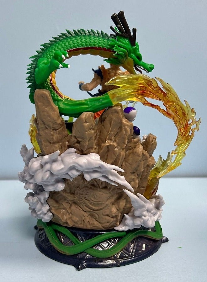 هالامودو دراغون بول سوبر روك سباق الذكرى غوكو الخلية فريدا وبو مشهد تمثال الرقم النموذجي - Image 5