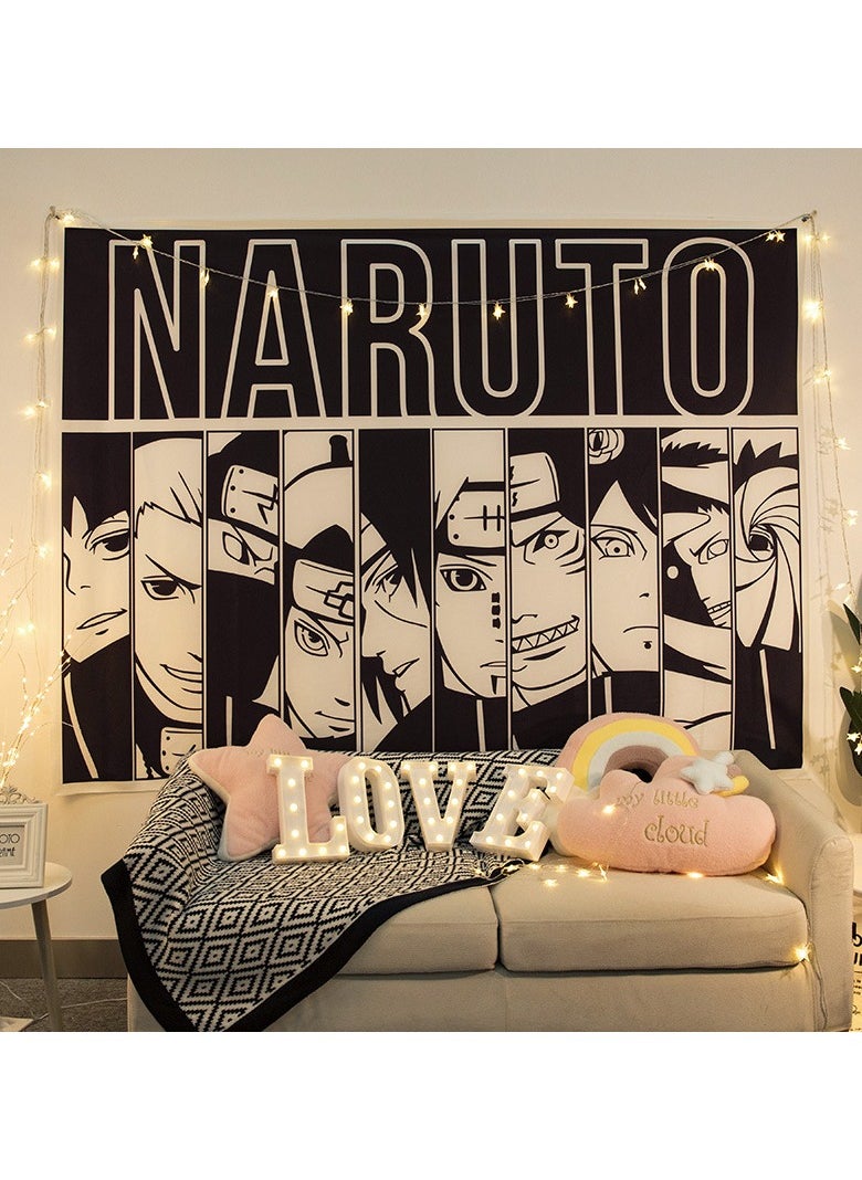 KUYING New Naruto Anime Background Cloth 