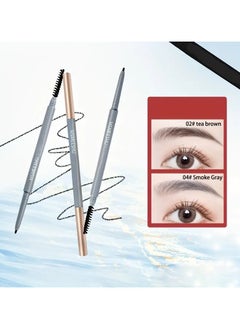 msmeeshu 2 In 1 Eyebrow Pencil , Water And Sweat Resistant, Dual-Ended Design, Fine Tip With A Diameter Of 1.5 Mm For Precision, Suitable For Normal Skin, Ideal For Beginners.  - Image 3