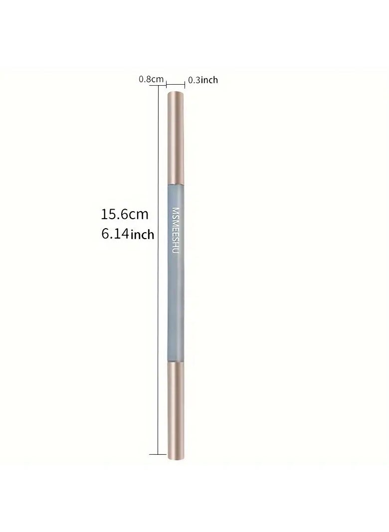 msmeeshu - 2 In 1 Eyebrow Pencil , Water And Sweat Resistant, Dual-Ended Design, Fine Tip With A Diameter Of 1.5 Mm For Precision, Suitable For Normal Skin, Ideal For Beginners. - Image 1