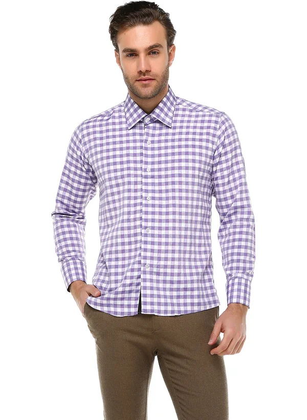 Varetta Slim Fit Cut Patterned Shirt