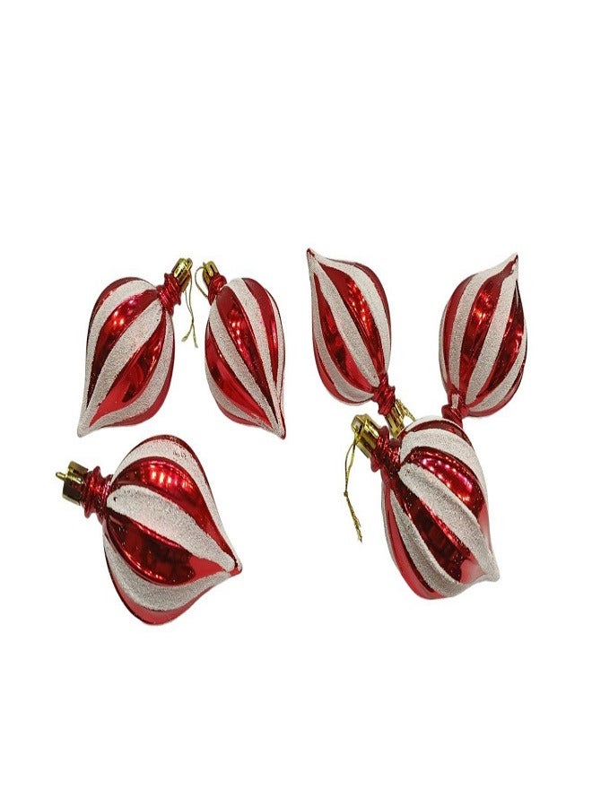 6pcs Christmas Decoration Tree Hanging Ornaments Layout For Decoration - Image 2