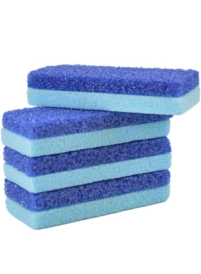 Mantello Foot Scrubber Pumice Stone for Feet- Foot Pumice for Shower and Foot Tub- Pumice Stone for Feet Callus Remover- Double Sided Foot Scrubber Dead Skin Remover- 4 Pack - Image 1