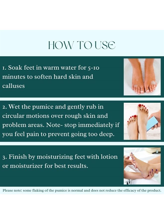 Mantello Foot Scrubber Pumice Stone for Feet- Foot Pumice for Shower and Foot Tub- Pumice Stone for Feet Callus Remover- Double Sided Foot Scrubber Dead Skin Remover- 4 Pack - Image 5