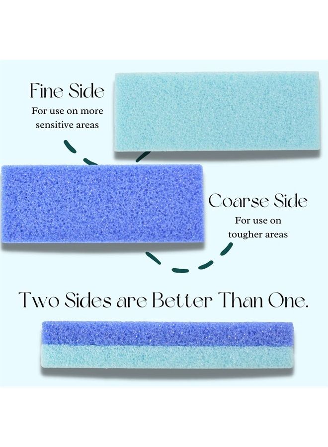 Mantello Foot Scrubber Pumice Stone for Feet- Foot Pumice for Shower and Foot Tub- Pumice Stone for Feet Callus Remover- Double Sided Foot Scrubber Dead Skin Remover- 4 Pack - Image 4