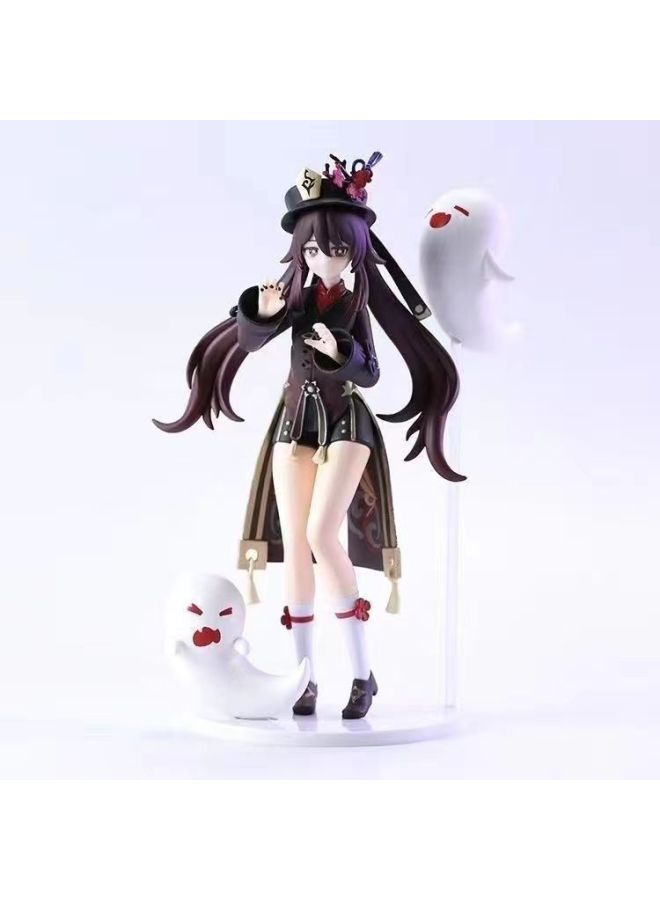 Decoration Children's Toy Gospel Woman Warrior Tide Clothing Auska Hand-made Model Animation Peripheral Collection Decoration Gift-Color:Scene Walnut 17CM With Kid Bag - Image 1