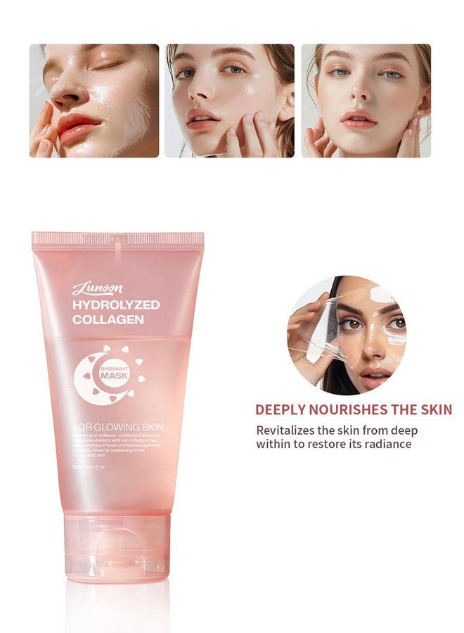 جيه آي اس كيه جي قناع الكولاجين الليلي من JISKG، يشد البشرة ويقلل من ترهلها، قناع الكولاجين لترطيب الوجه طوال الليل. - Image 5