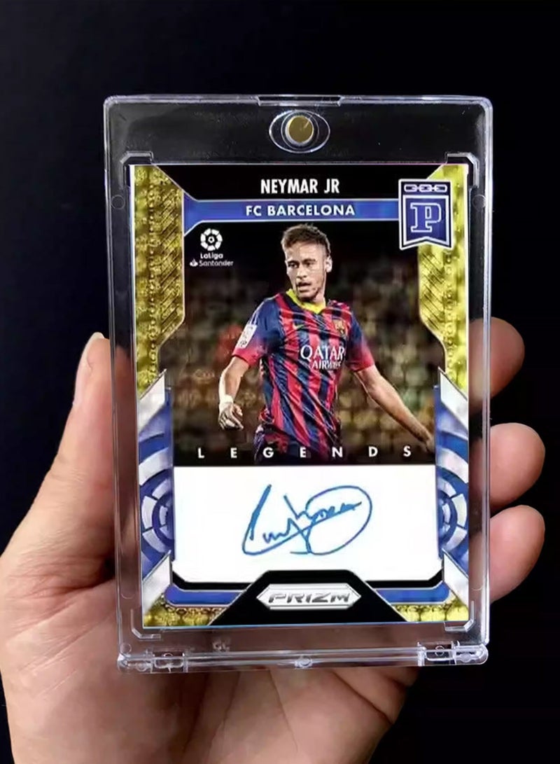 Topps Neymar Football Signature Trading Card Single Autographed Soccer Card Refractor Collector’s Edition Sports Memorabilia for Fans and Collectors - Image 2