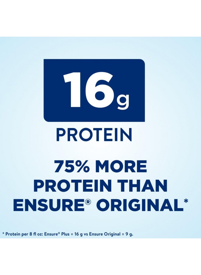 Ensure Ensure Plus Nutrition Shake with 16 grams of protein, Meal Replacement Shakes, Butter Pecan, 8 Fl Oz (Pack of 24) - Image 3