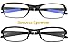 Success Eyewear Reading Glasses 2 Pair Fashion Folding Readers with Cases Unisex Glasses for Reading for Men and Women Set of Matte Grey With Blue Matte Black 175 - Image 4