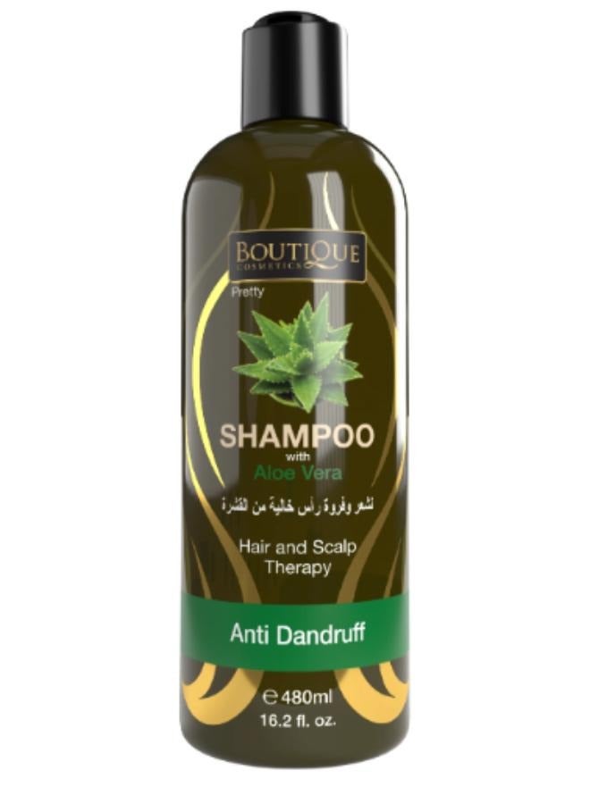 BOUTIQUE Shampoo With Aloe Vera Anti Dandruff 480 Ml