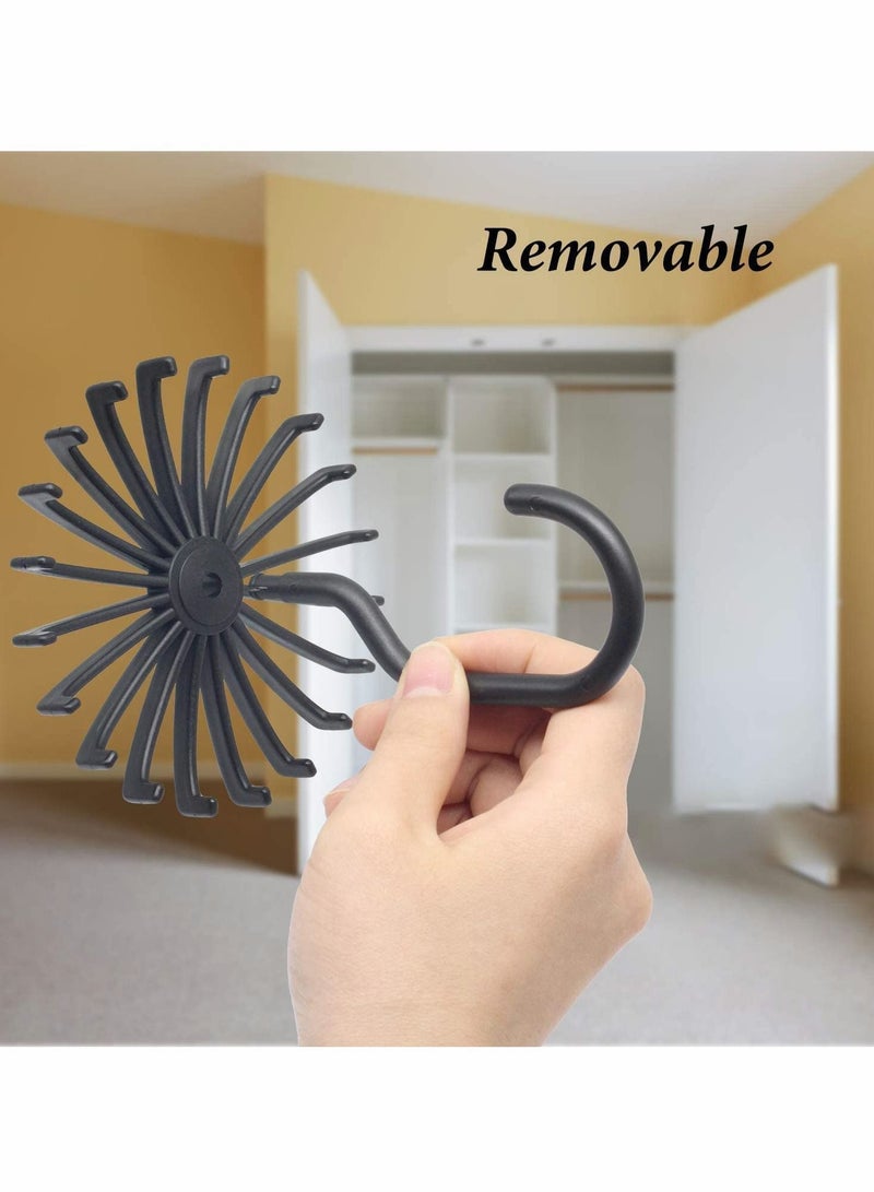 Y&D 2X Multifunction Non-slip 360 Degrees Rotating Scarf Tie Hanger Rack Organizer  - Image 5